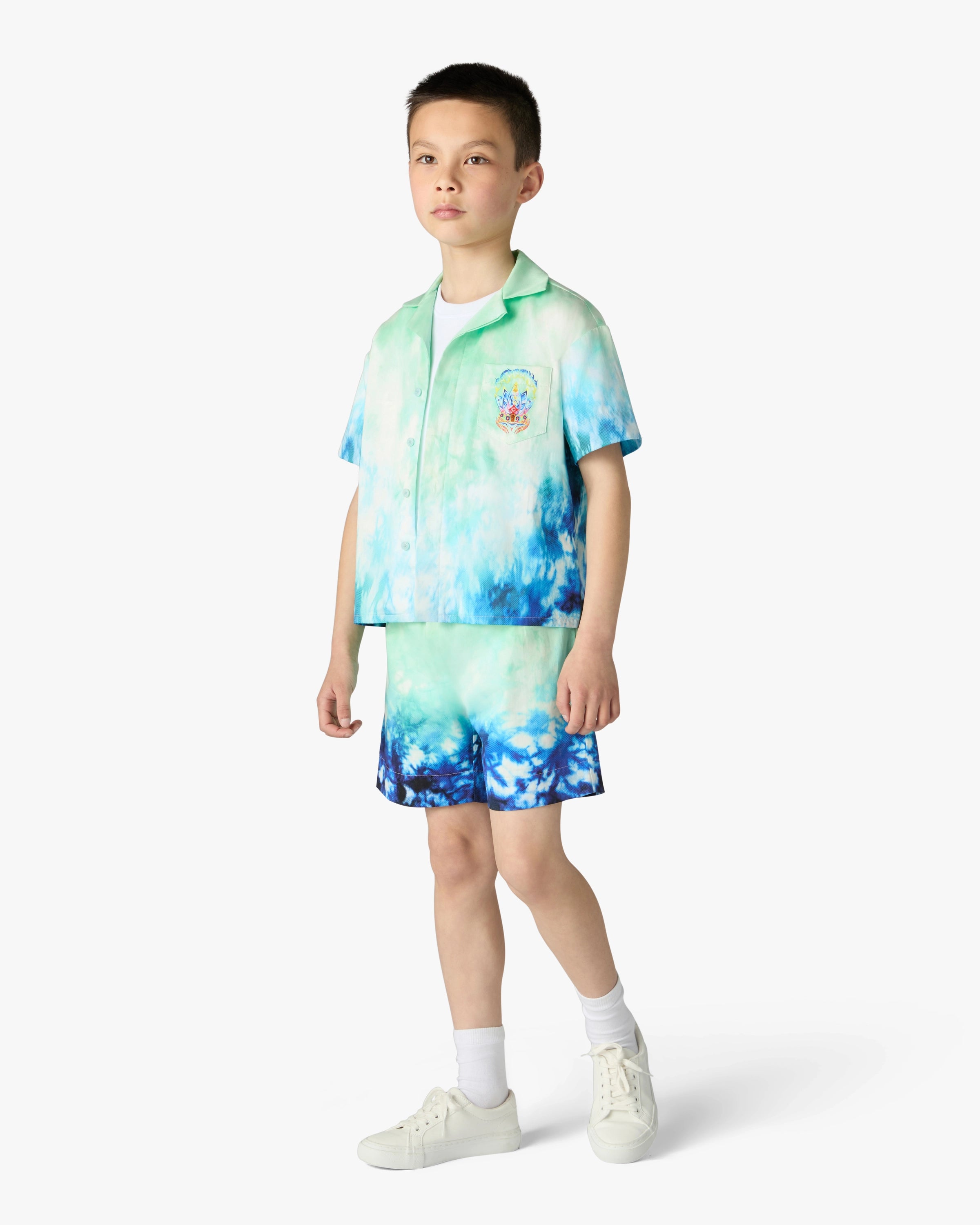 Casablanca Surf Lotus pantaloncini bambino cotone