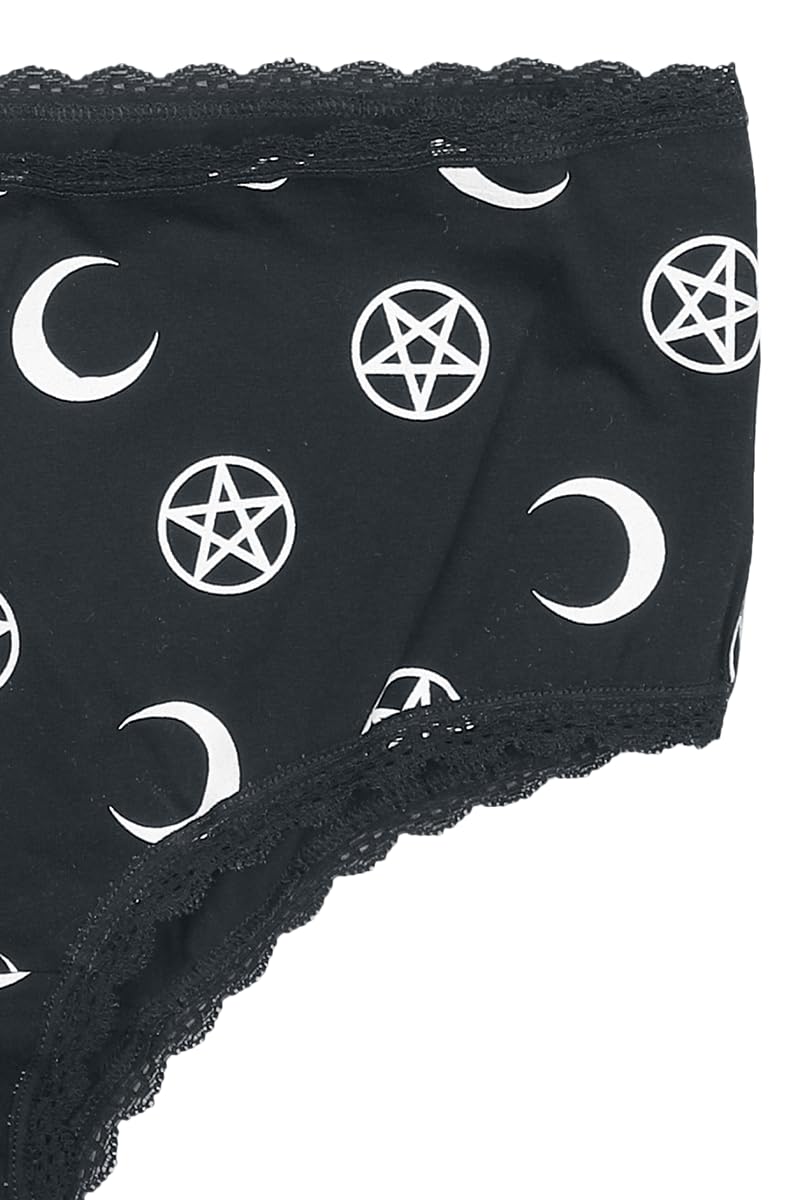 Gothicana by EMP Intimo donna nero 3 pezzi taglia M gotico