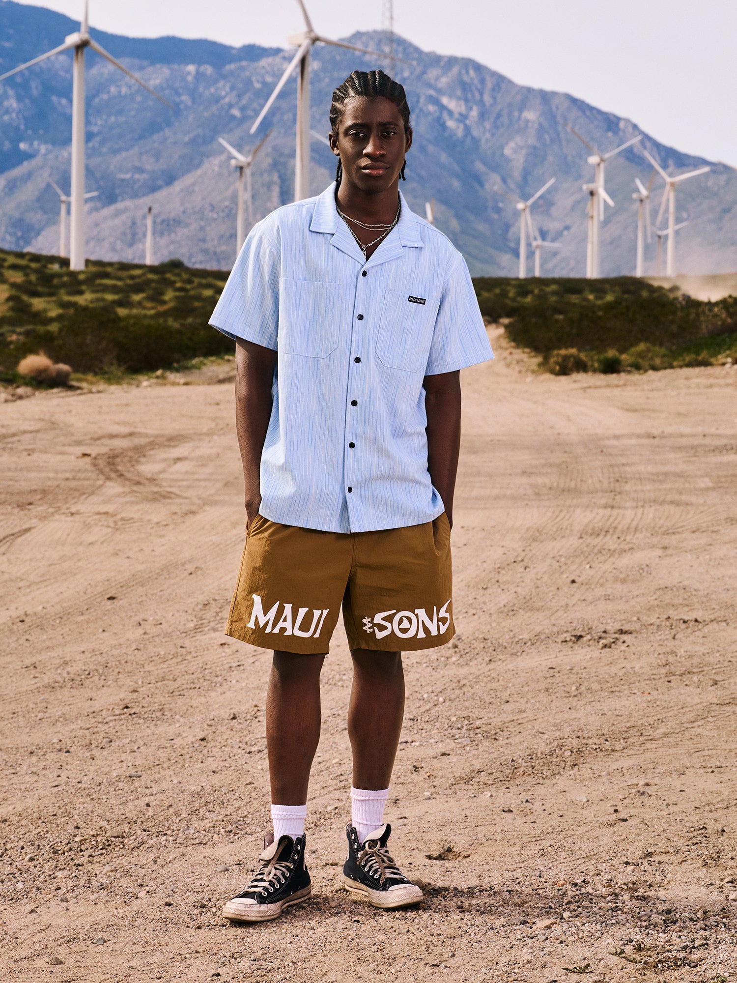 Maui and Sons Stonewave Pool Shorts pantaloncini neri nylon