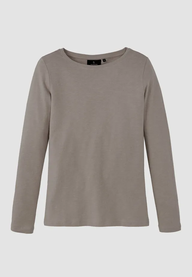 Recolution Iris maglia manica lunga marrone cotone bio