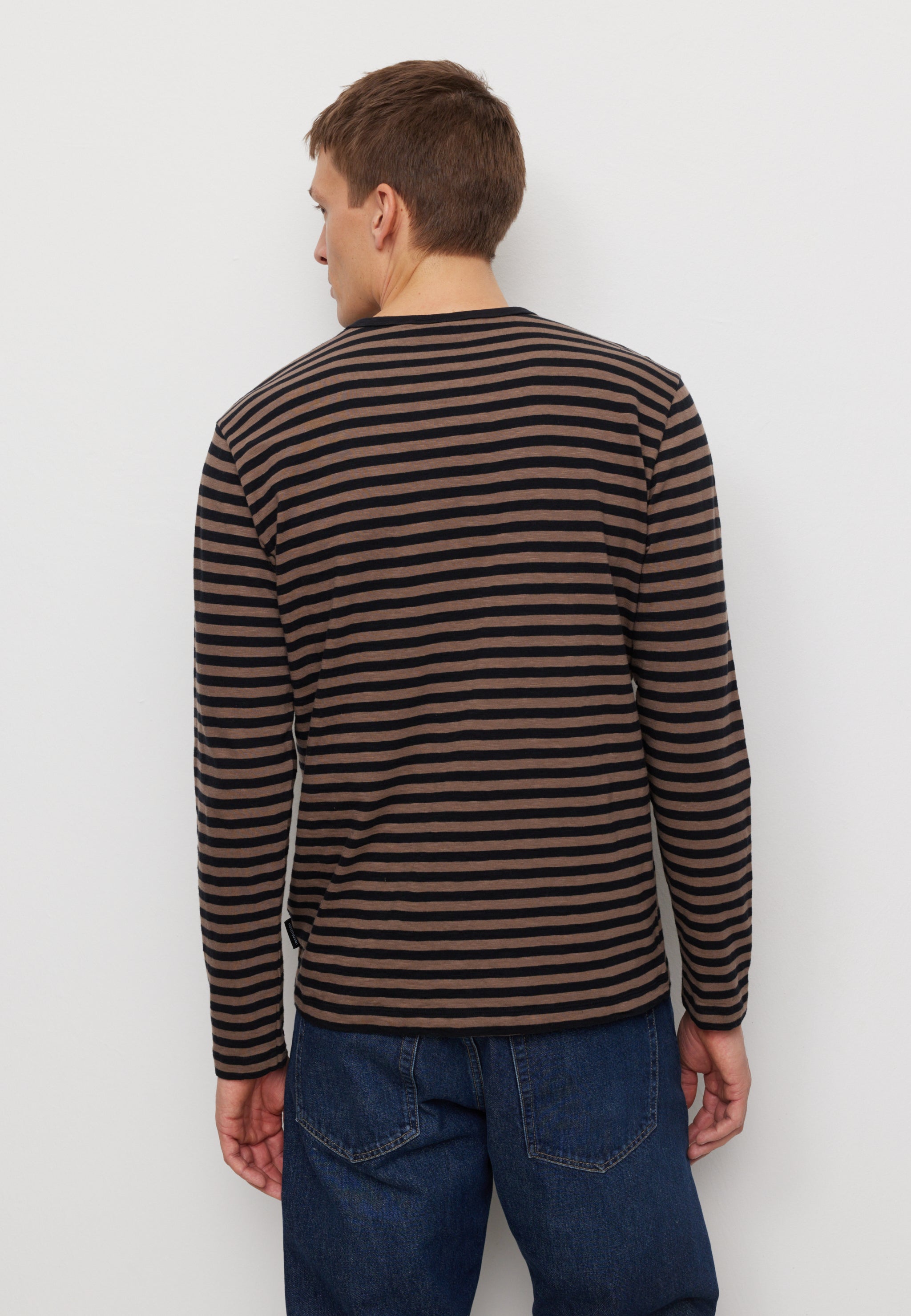 Recolution Maca Stripes maglia marrone righe