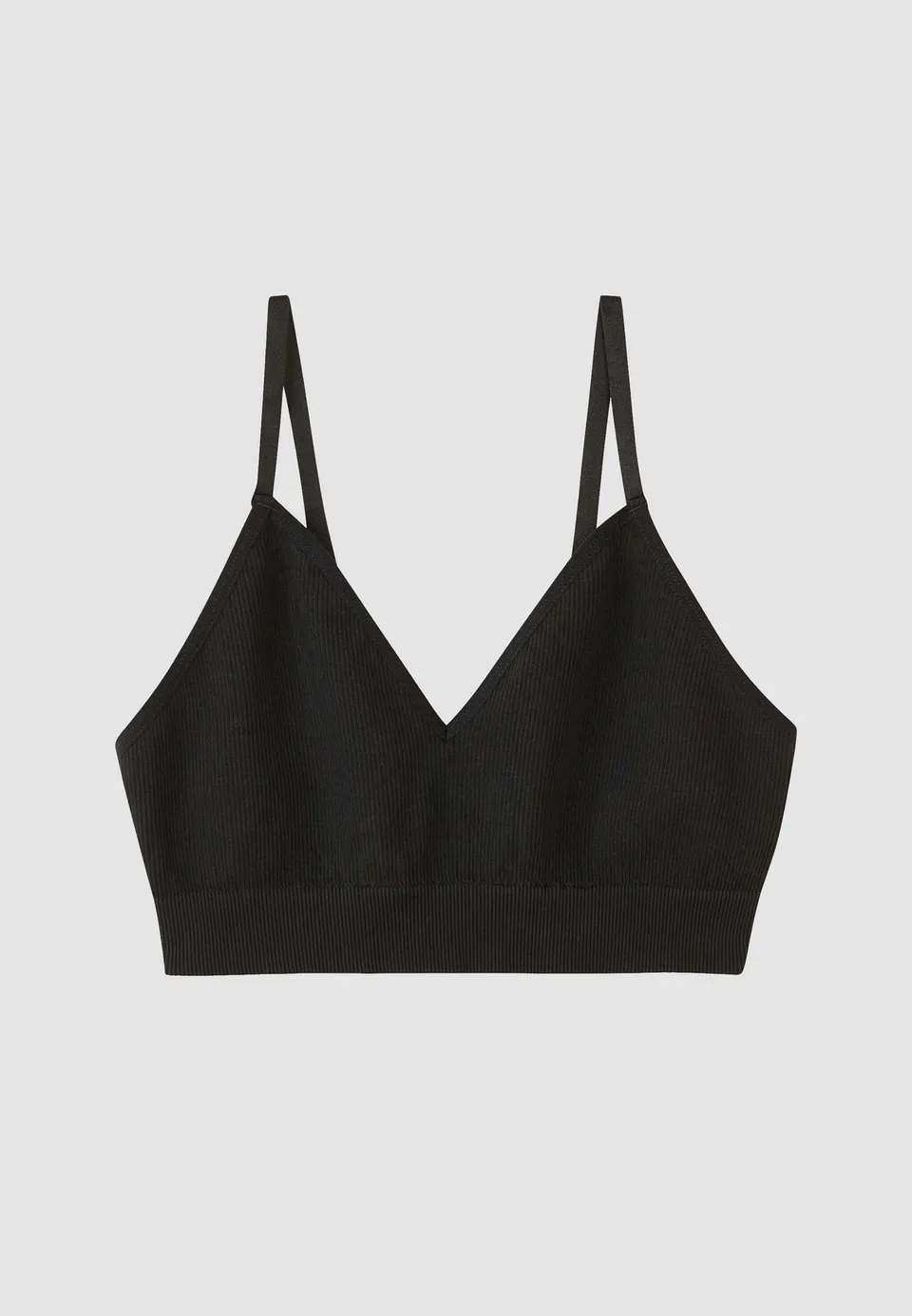 Recolution KALMIA bralette black cotone bio spalline regolabili
