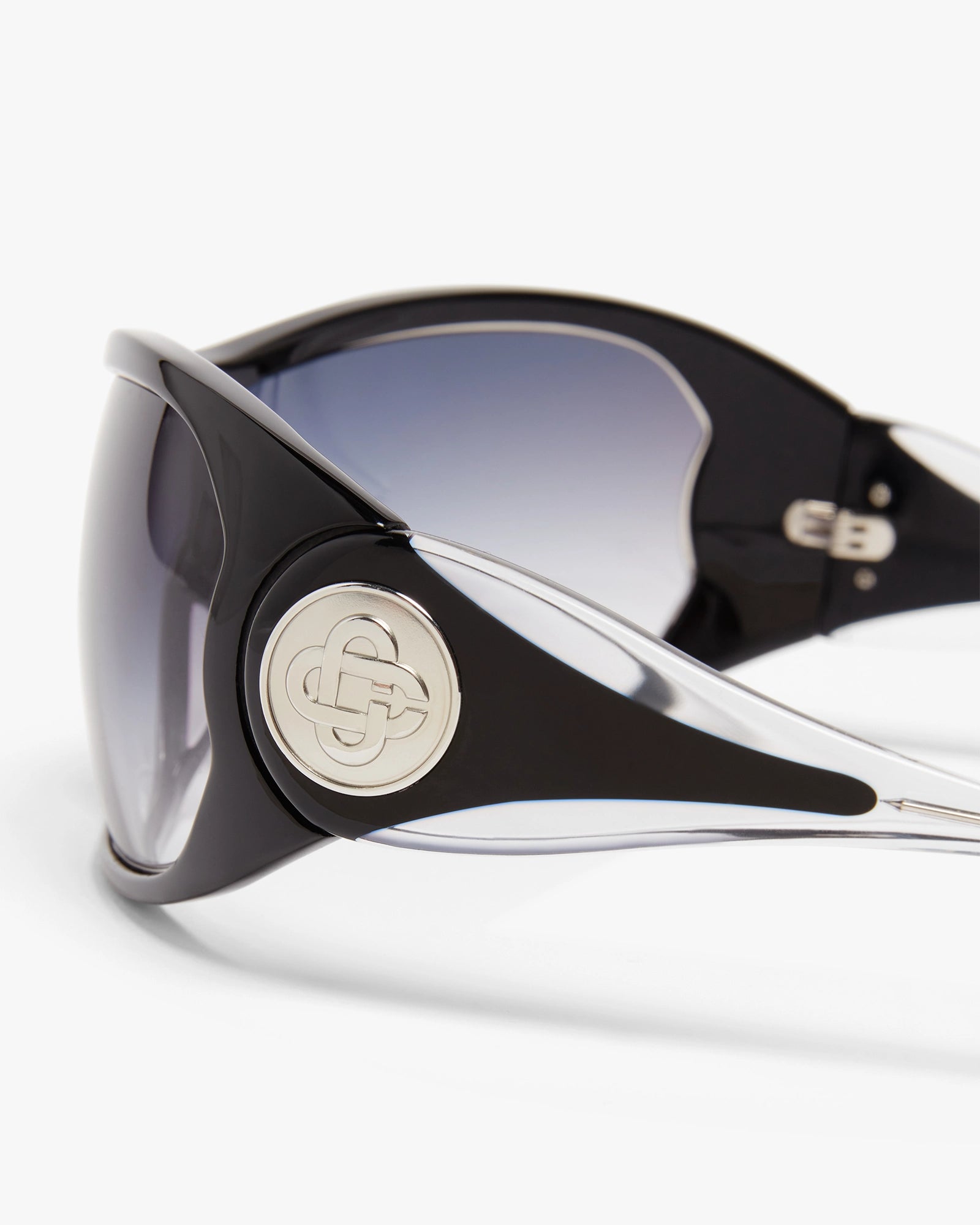 Casablanca Black Outline Shield occhiali da sole nero UV