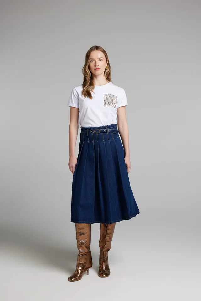 Sarah Chole Positano Jersey 17849 Maglia in Cotone