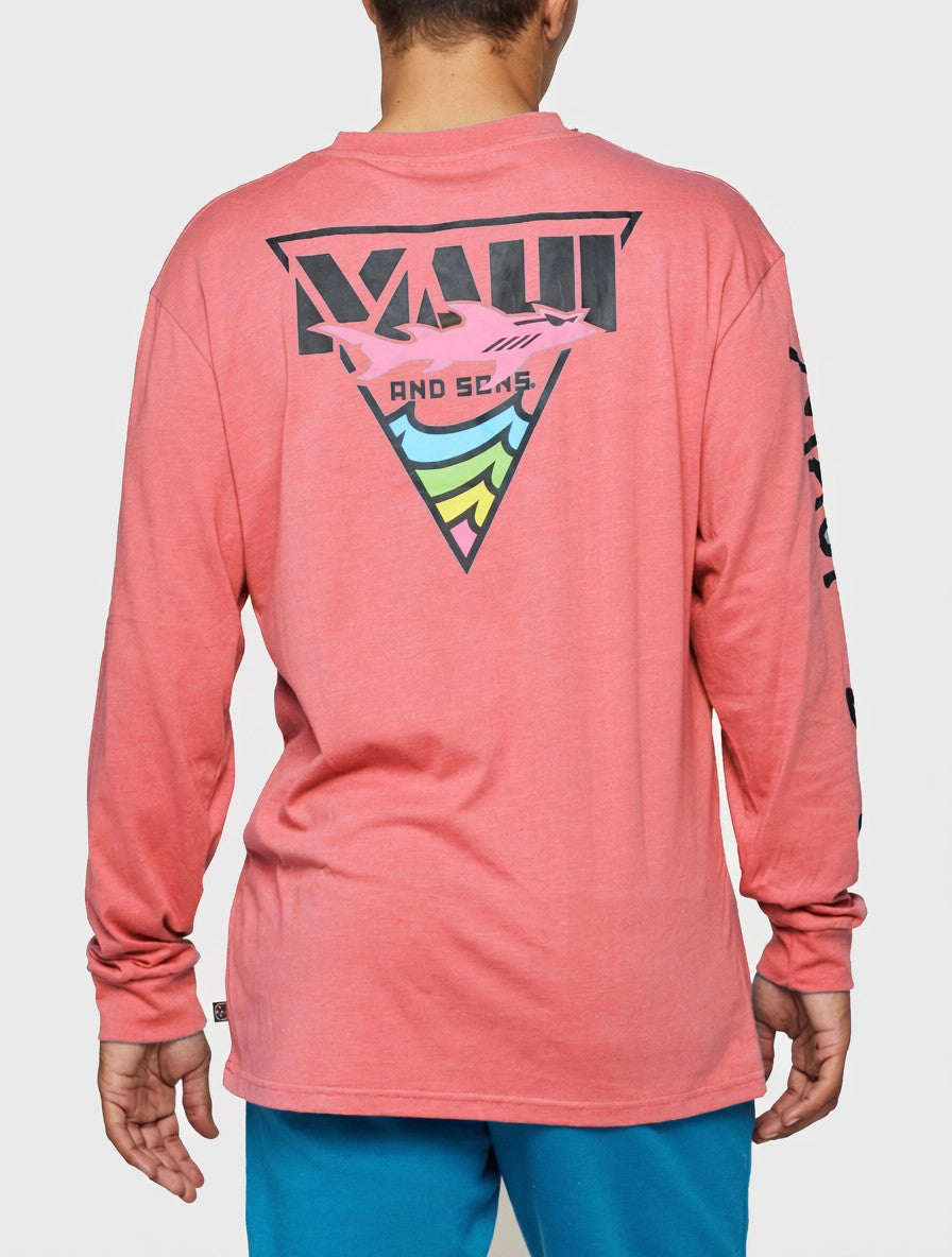 Maui and Sons Monsoon Maglia manica lunga corallo