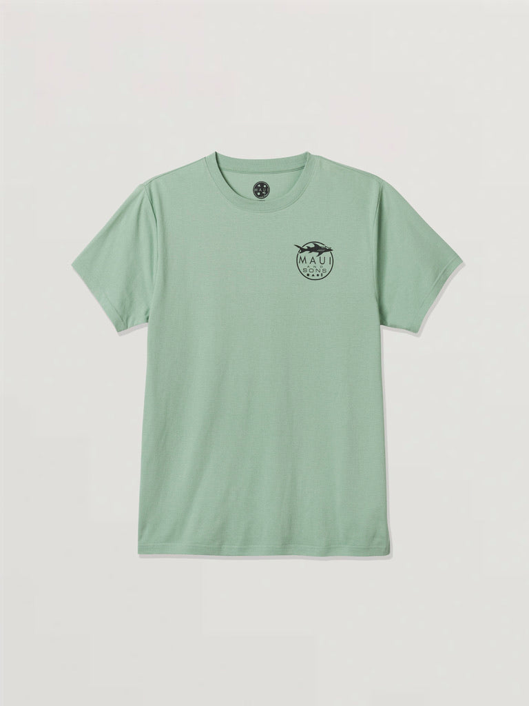 Maui and Sons Shark Logo t-shirt cotone nera