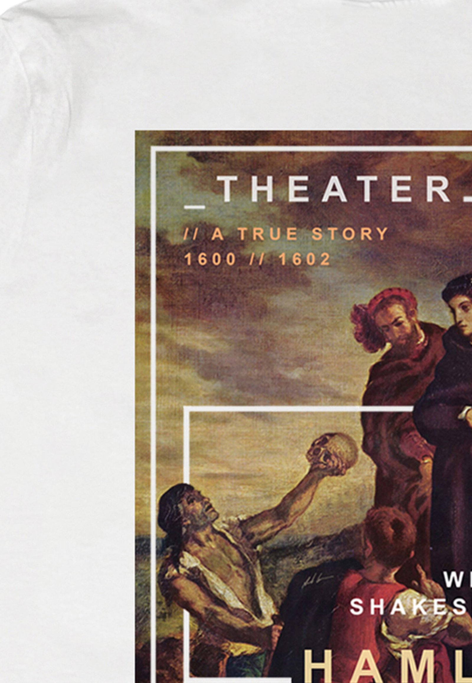 Seetees Hamlet t-shirt stampa poeti