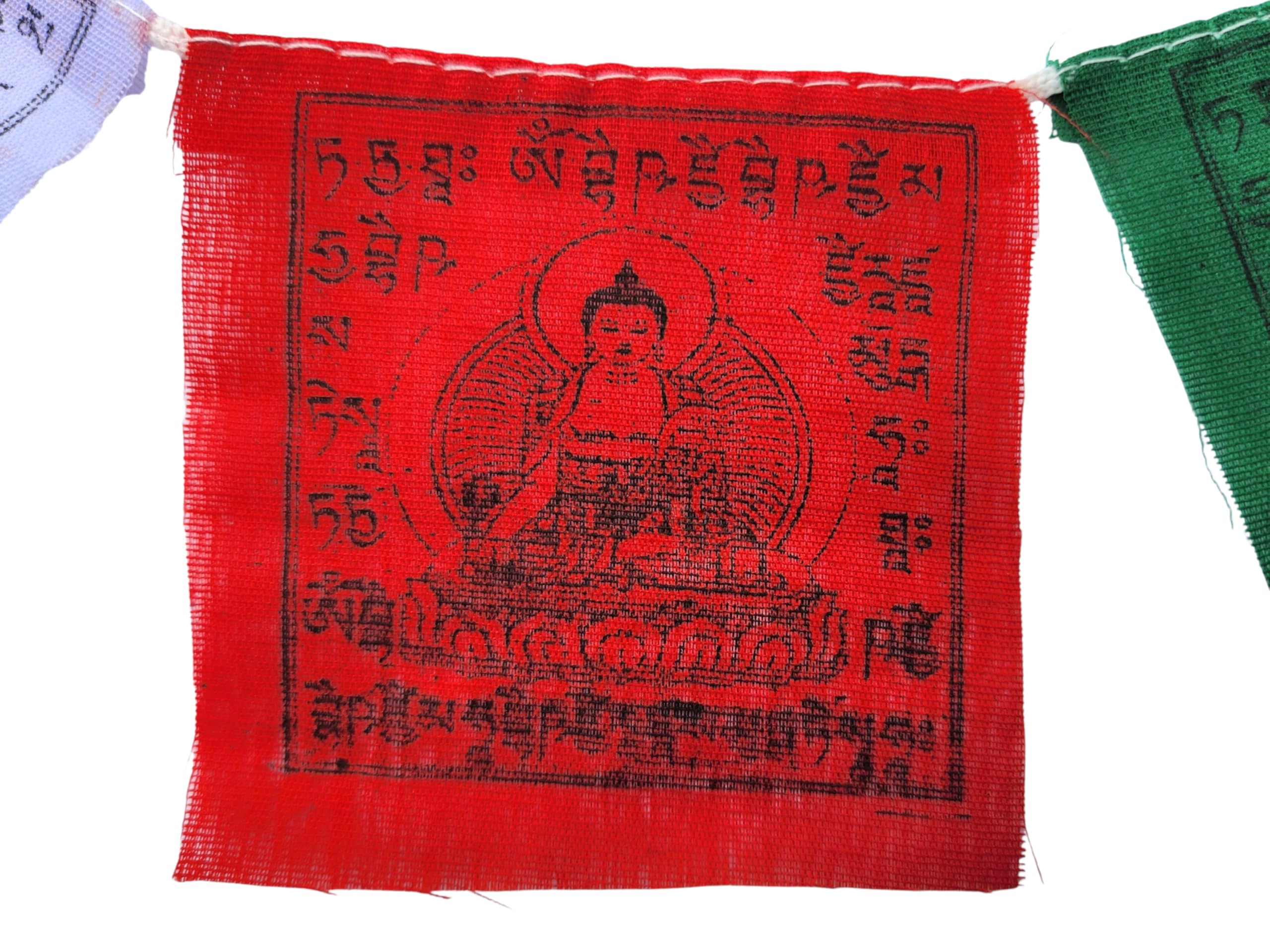 Siesta bandierine tibetane piccole 5 corde poliestere