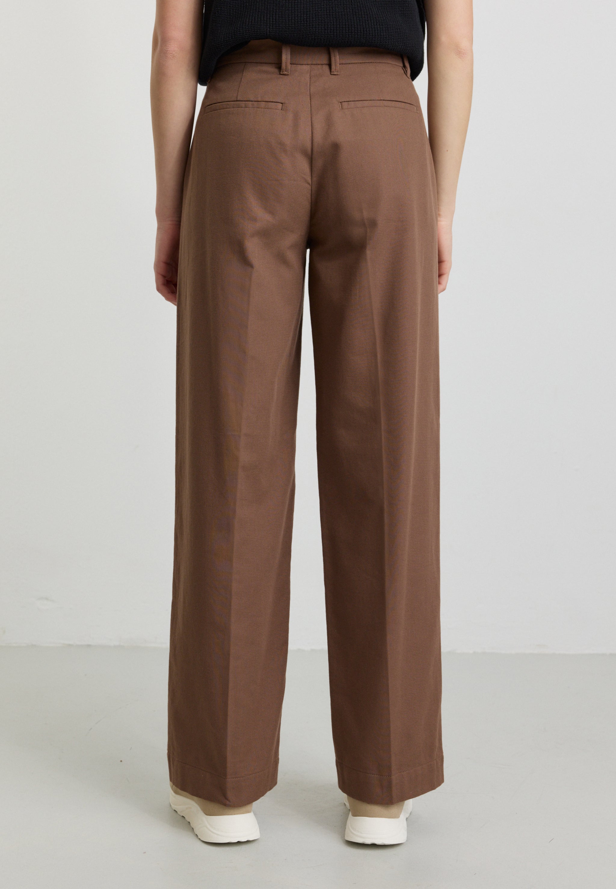 Recolution Ligularia pantaloni marlene marrone bio