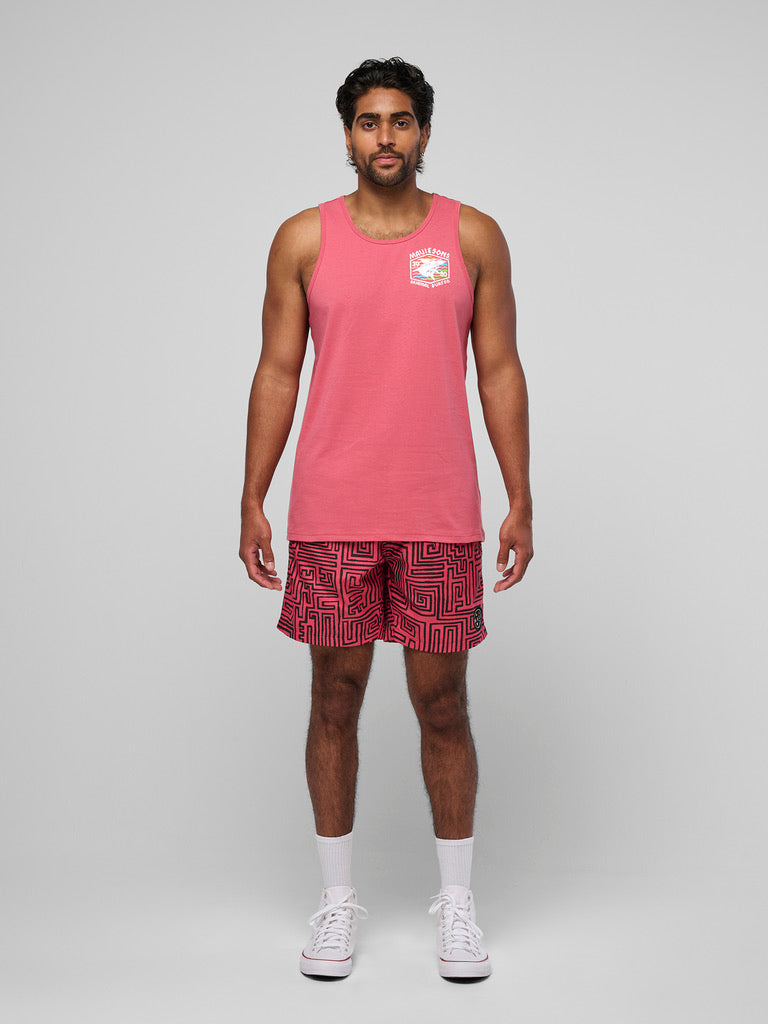 Maui and Sons Surf Thrasher canotta cotone squalo retro