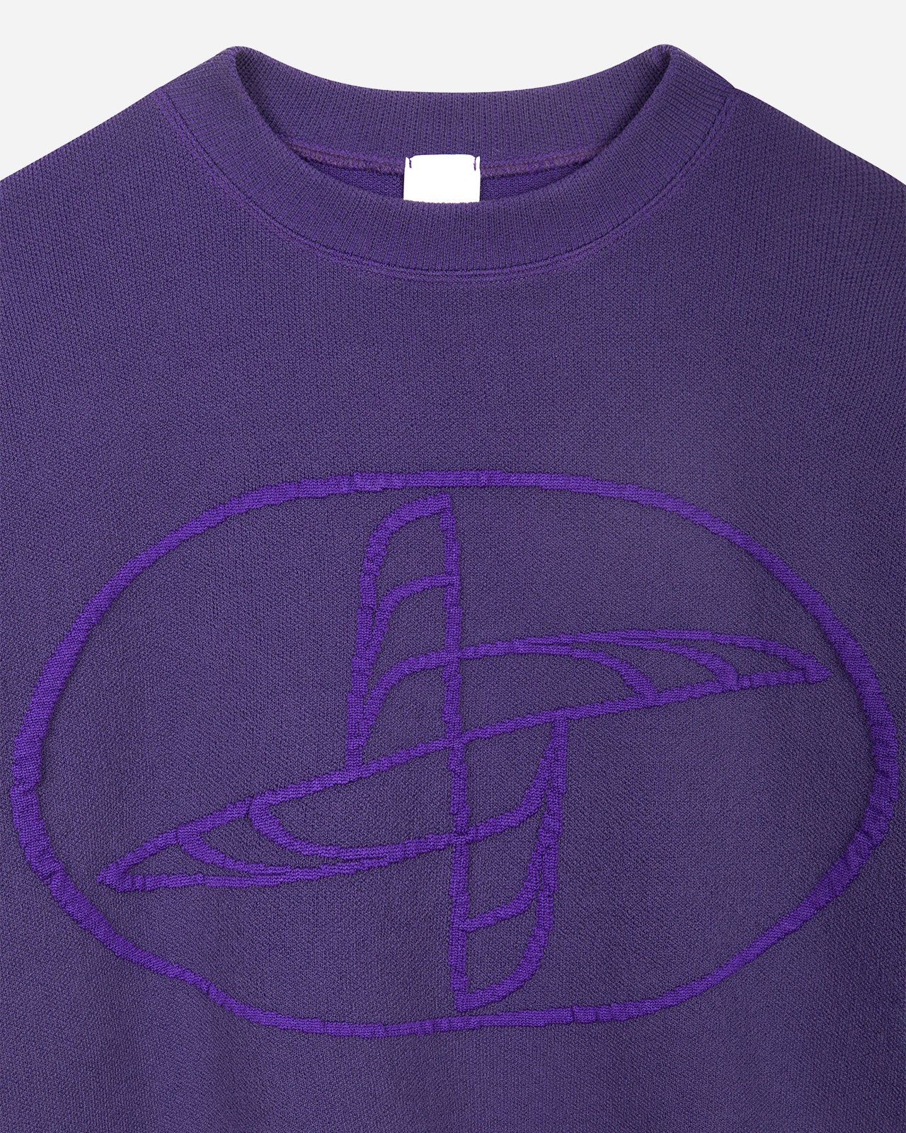 Noskra Logo Felpa viola in maglia
