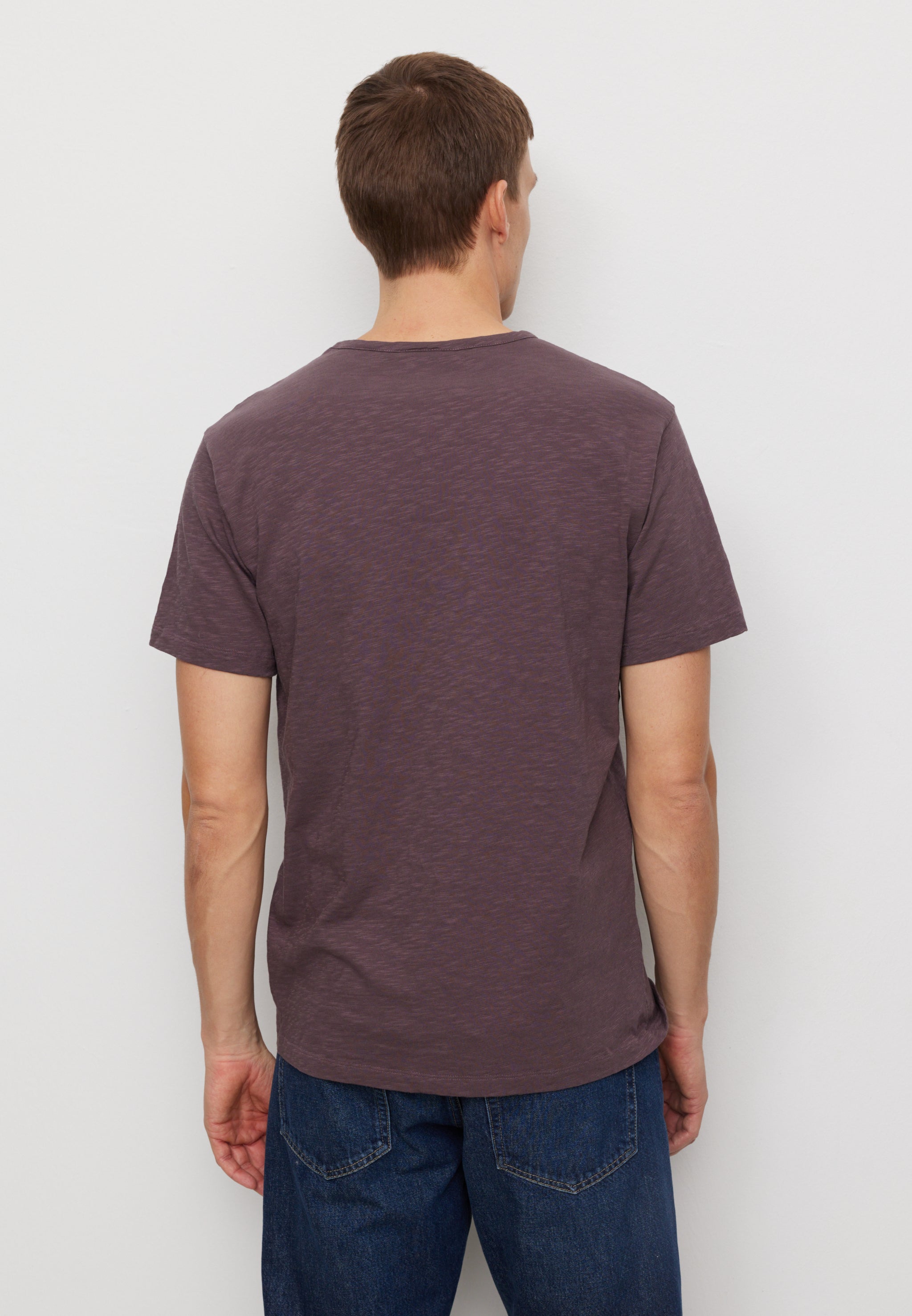 Recolution BAY t-shirt dark grape cotone bio vestibilita comoda