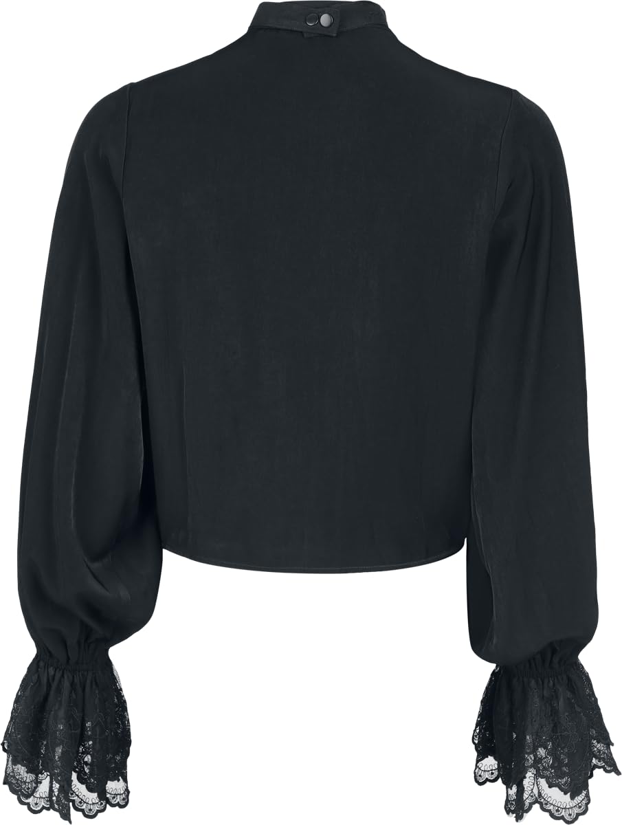 Gothicana by EMP Countess Bathory Camicia Donna Nero L Blusa