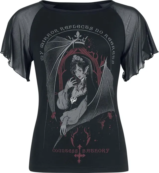Gothicana by EMP t-shirt L nera stampa frontale