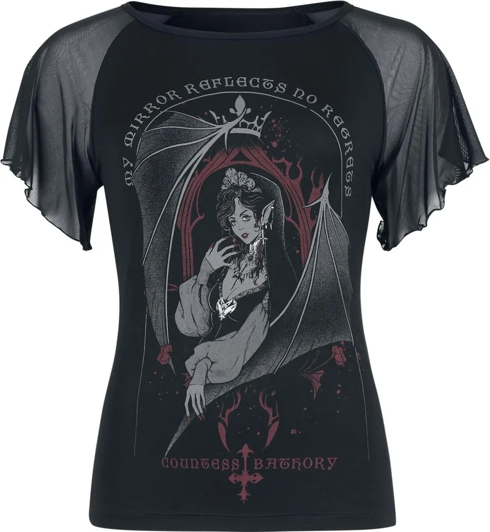 Gothicana by EMP t-shirt L nera stampa frontale