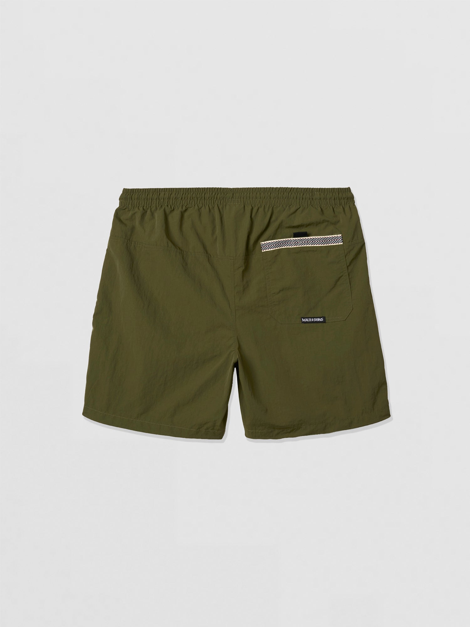 Maui and Sons Skyburn pantaloncini neri nylon rapido