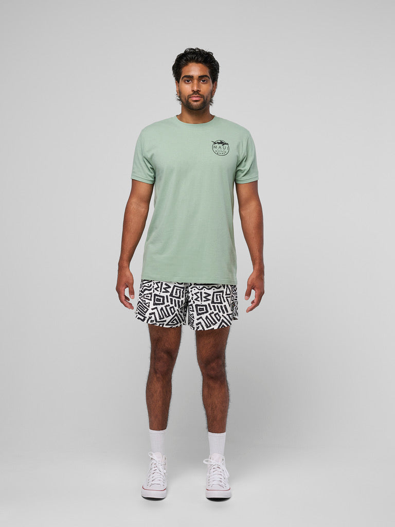 Maui and Sons Shark Logo t-shirt cotone nera