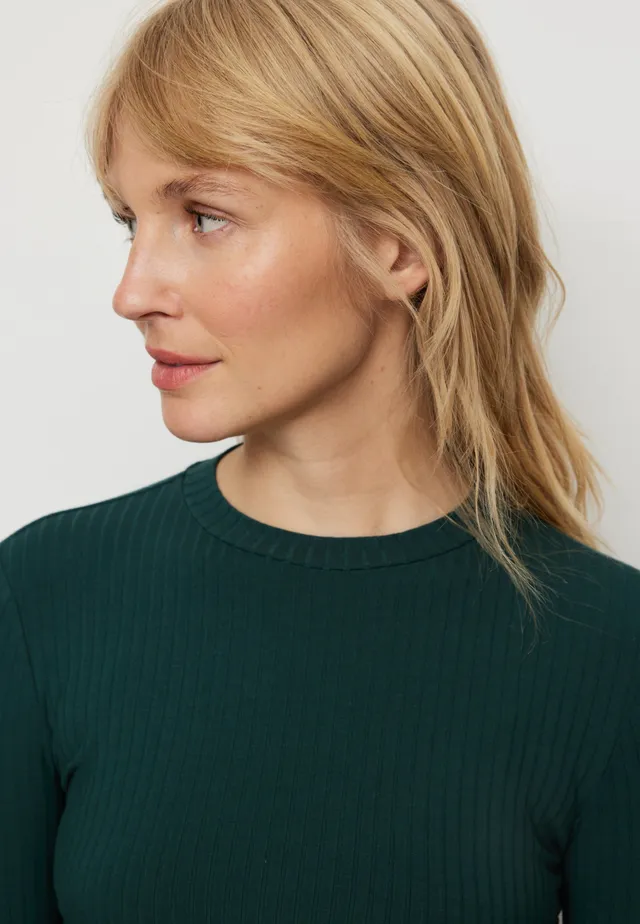 Recolution Stella maglia manica lunga verde viscosa
