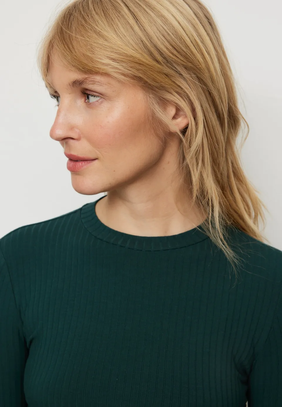 Recolution Stella maglia manica lunga verde viscosa