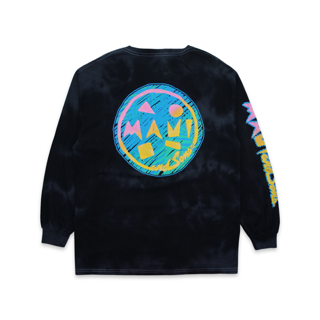 Maui and Sons Clasher maglia manica lunga tie-dye cotone