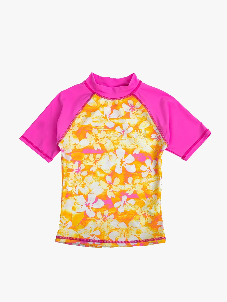 Maui and Sons Summer Breeze rashguard bambina arancione