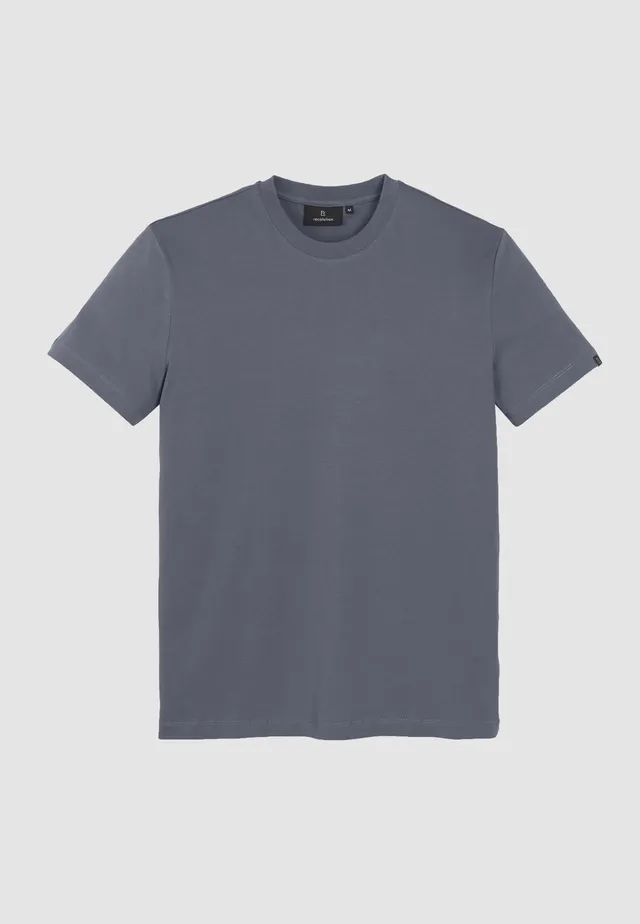 Recolution Agave t-shirt cotone bio grigio scuro girocollo