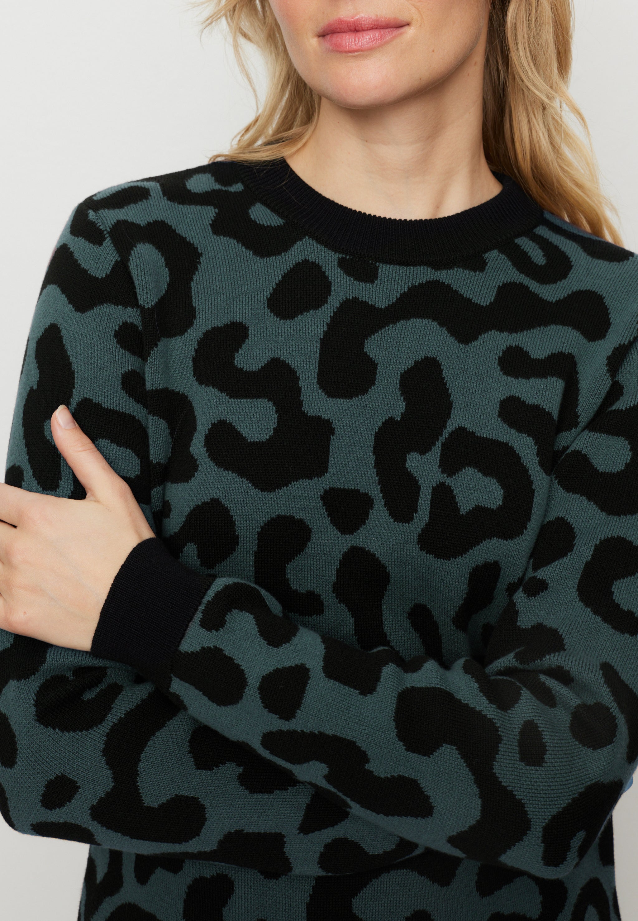 Recolution AMARANTHUS LEO abito verde animalier