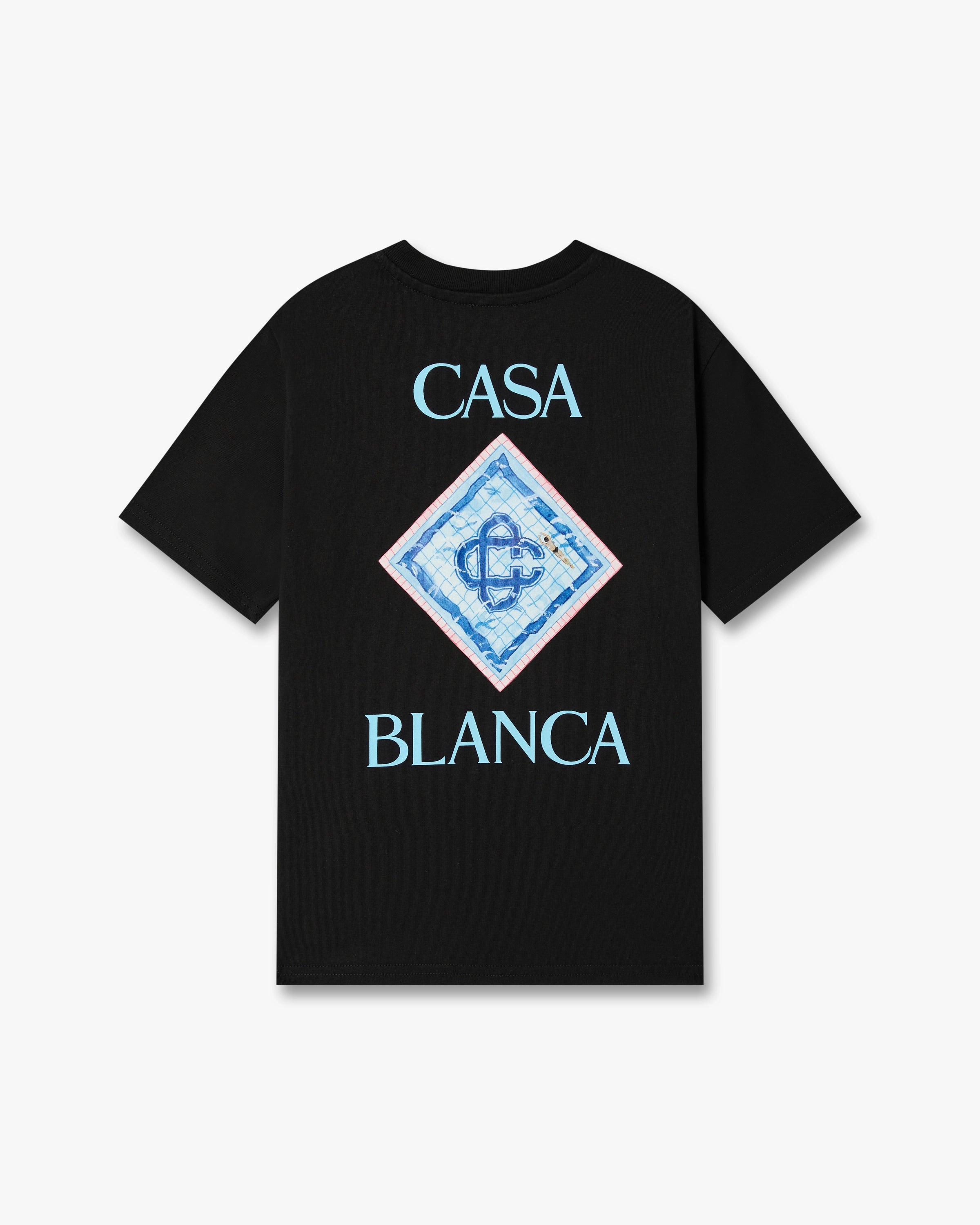 Casablanca Pool maglietta bambino nero cotone bio