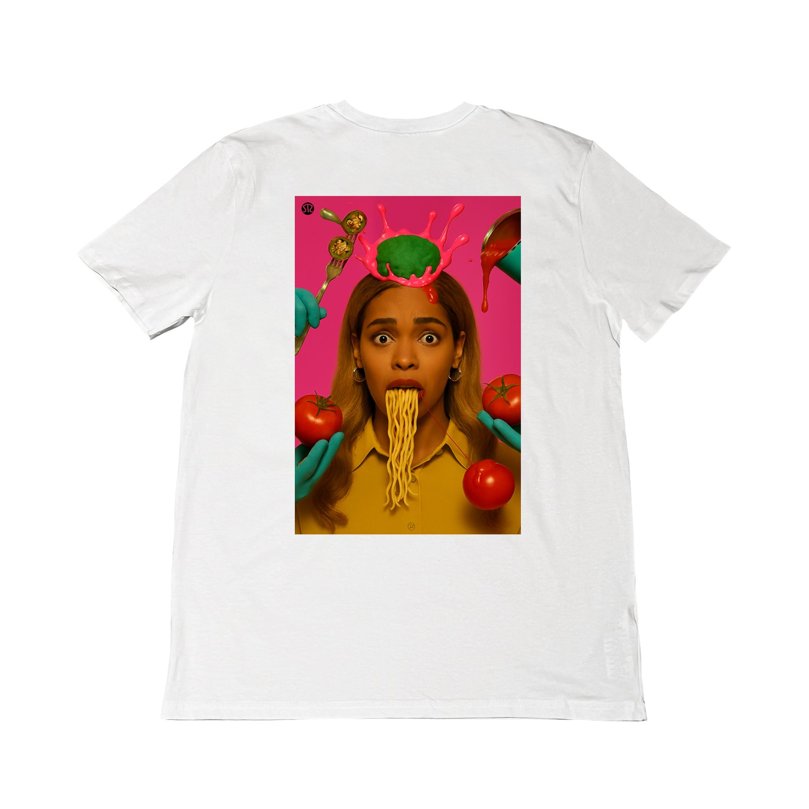 Seetees Glutted t-shirt stampa fronte retro