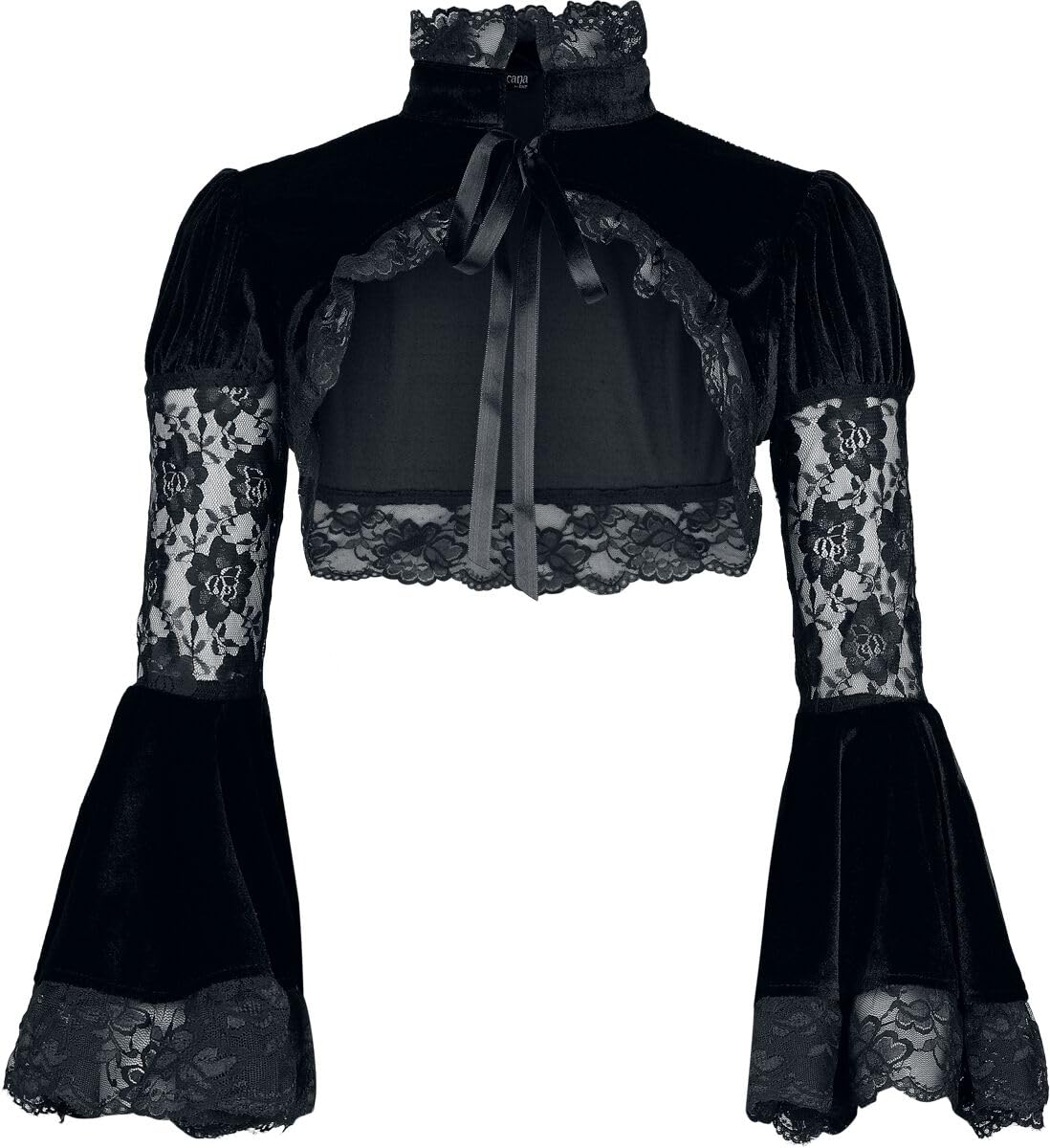 Gothicana by EMP bolero nero pizzo taglia S maniche sbuffo