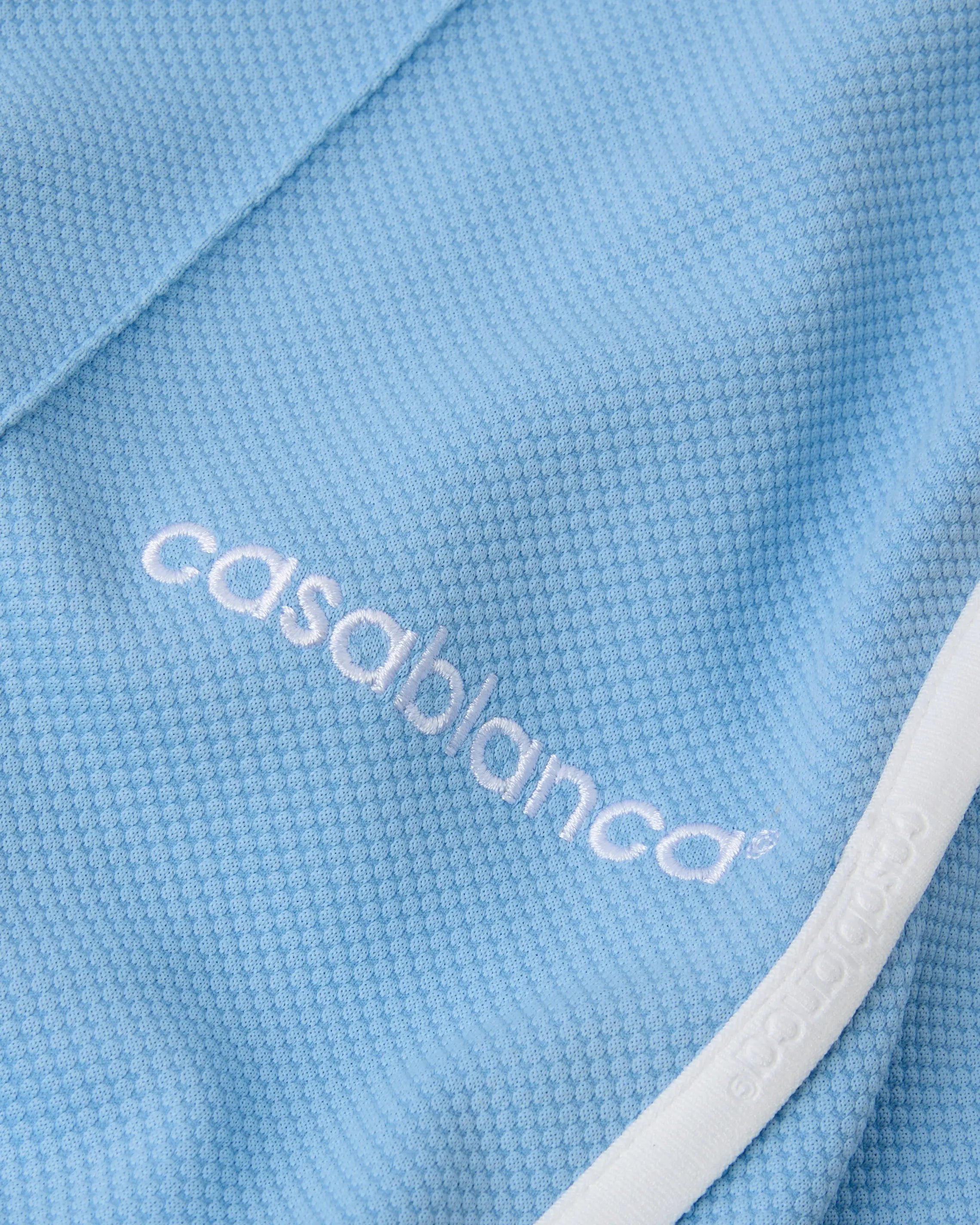 Casablanca Pique pantaloni tuta azzurro chiaro