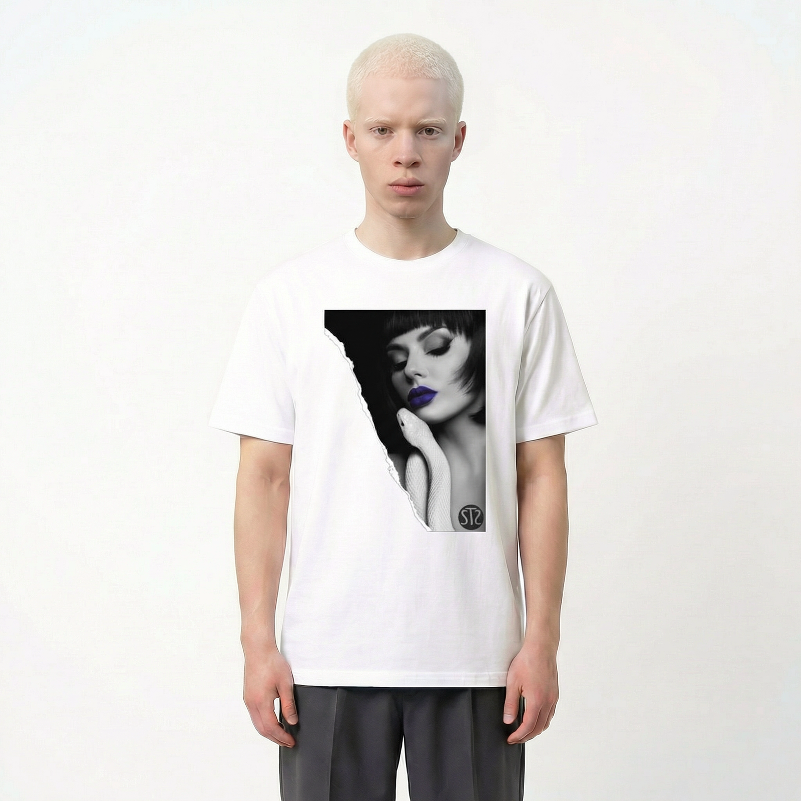 Seetees Snake T-shirt uomo cotone grafica