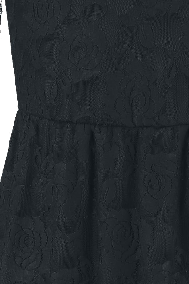 Gothicana by EMP abito nero in pizzo donna 3XL