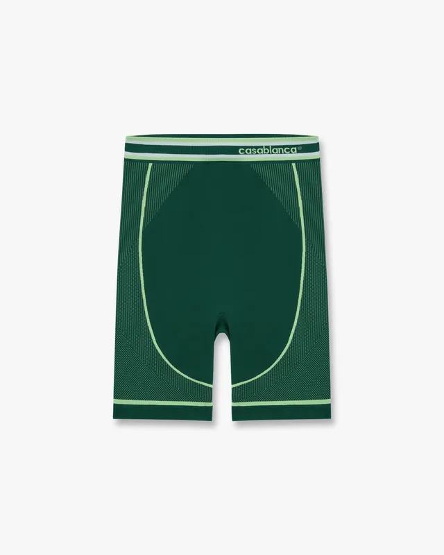 Casablanca Seamless shorts donna verdi elasticizzati
