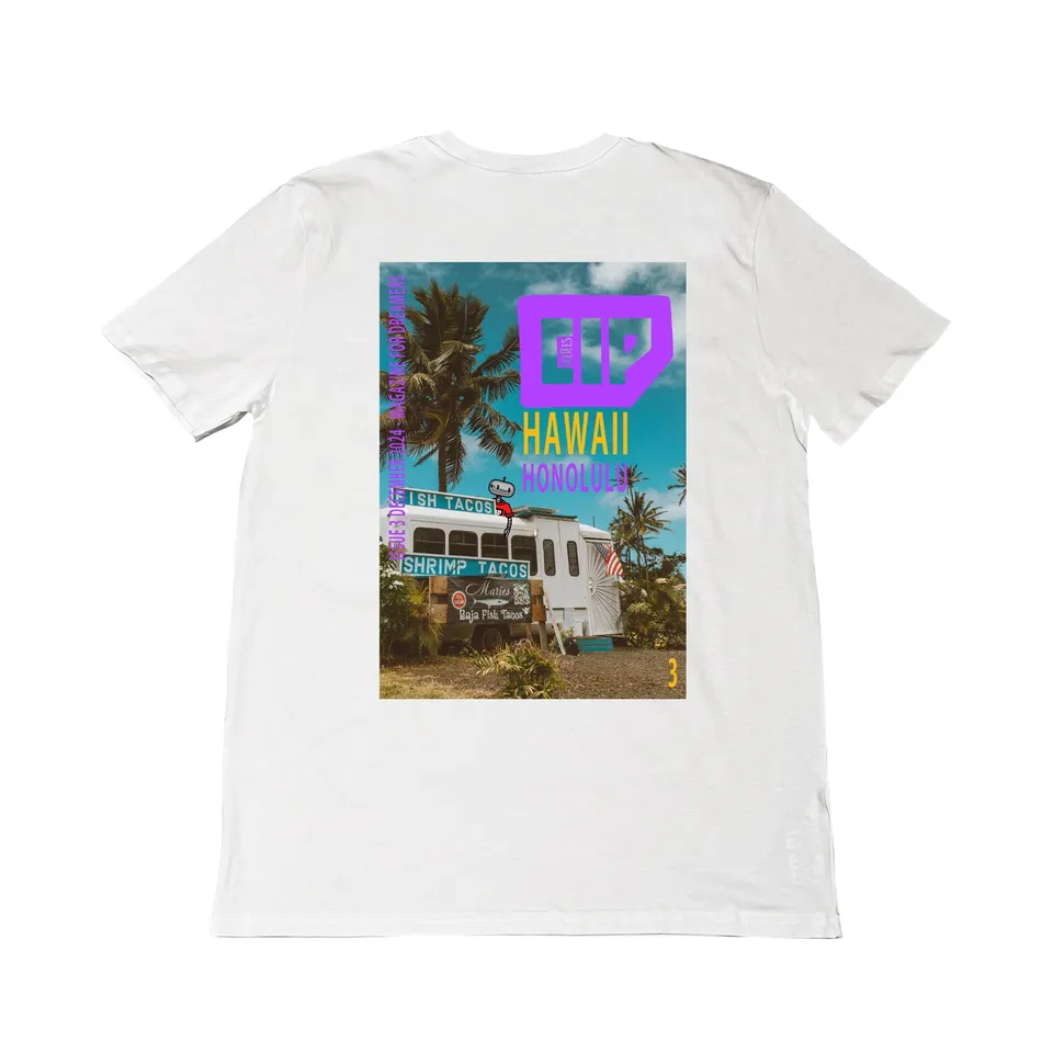 Seetees Honolulu T-shirt stampa magazine