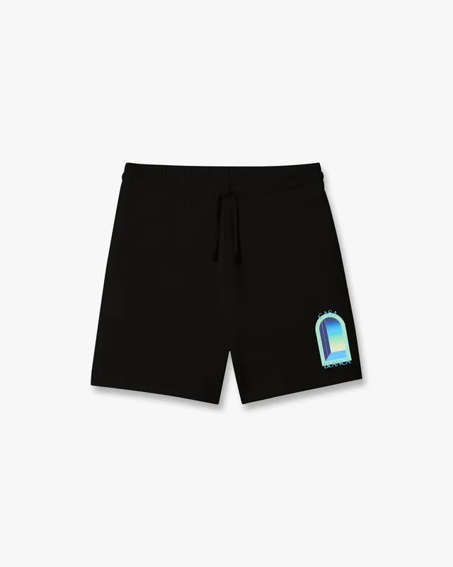 Casablanca L'Arche pantaloncini uomo nero cotone bio