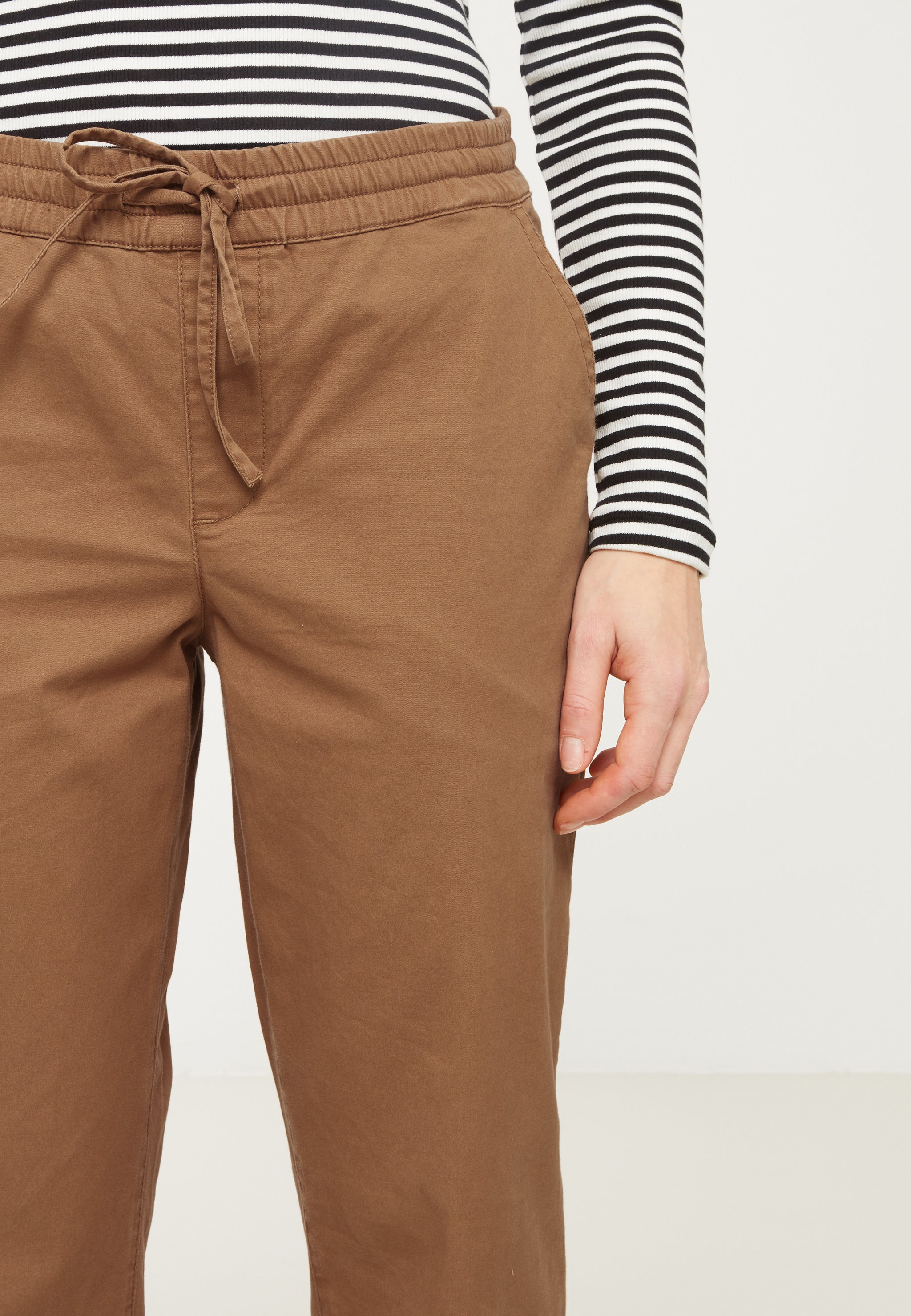 Recolution Kale pantaloni chino marrone cotone bio