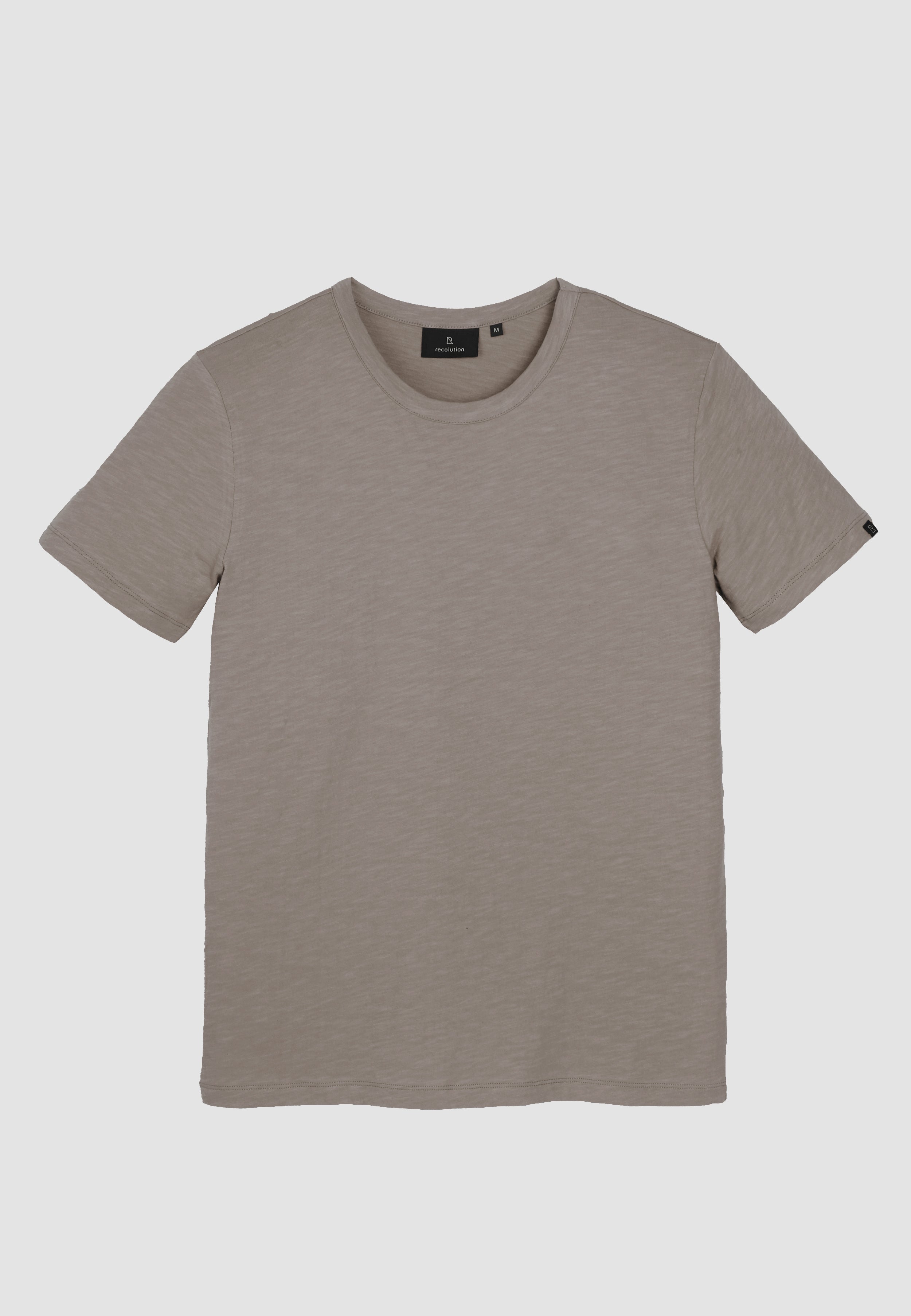 Recolution BAY t-shirt marrone cotone bio vestibilità comoda