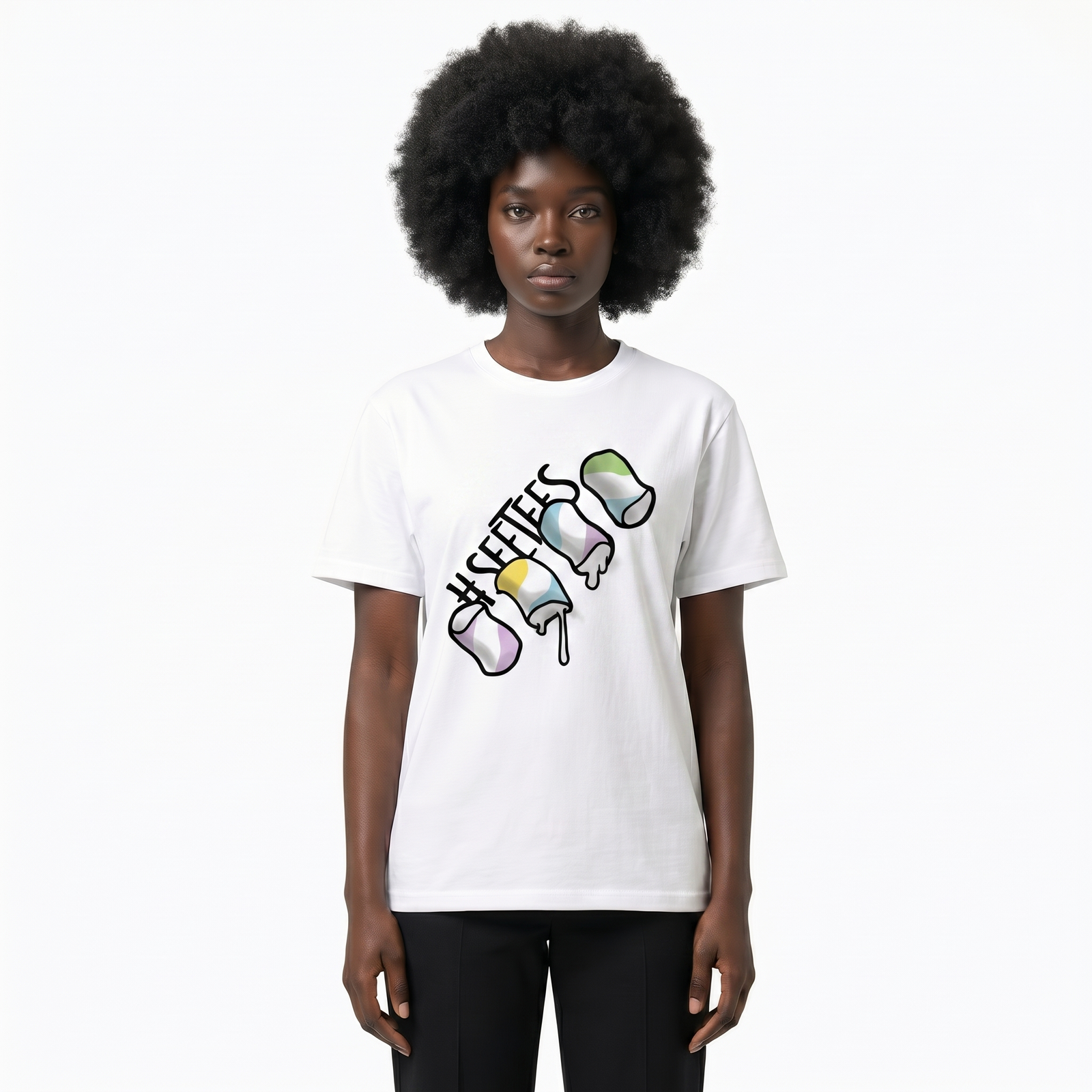 Seetees Dumas’ marshmallow t-shirt tema 1800
