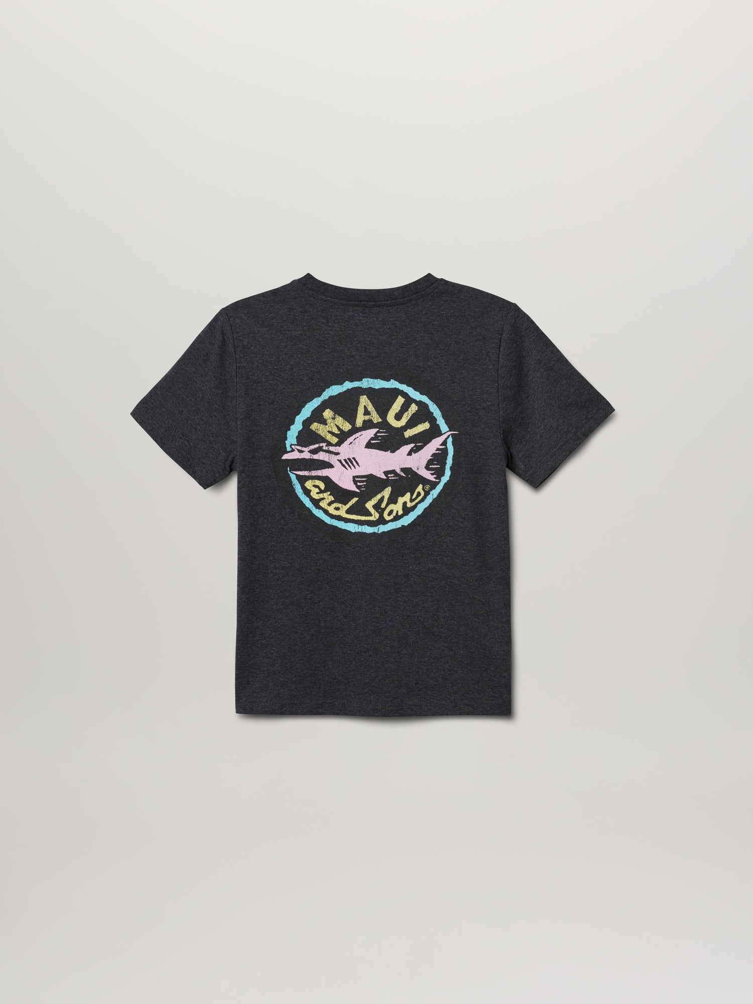 Maui and Sons Aggro Boys T-Shirt Bambino Nero Squalo