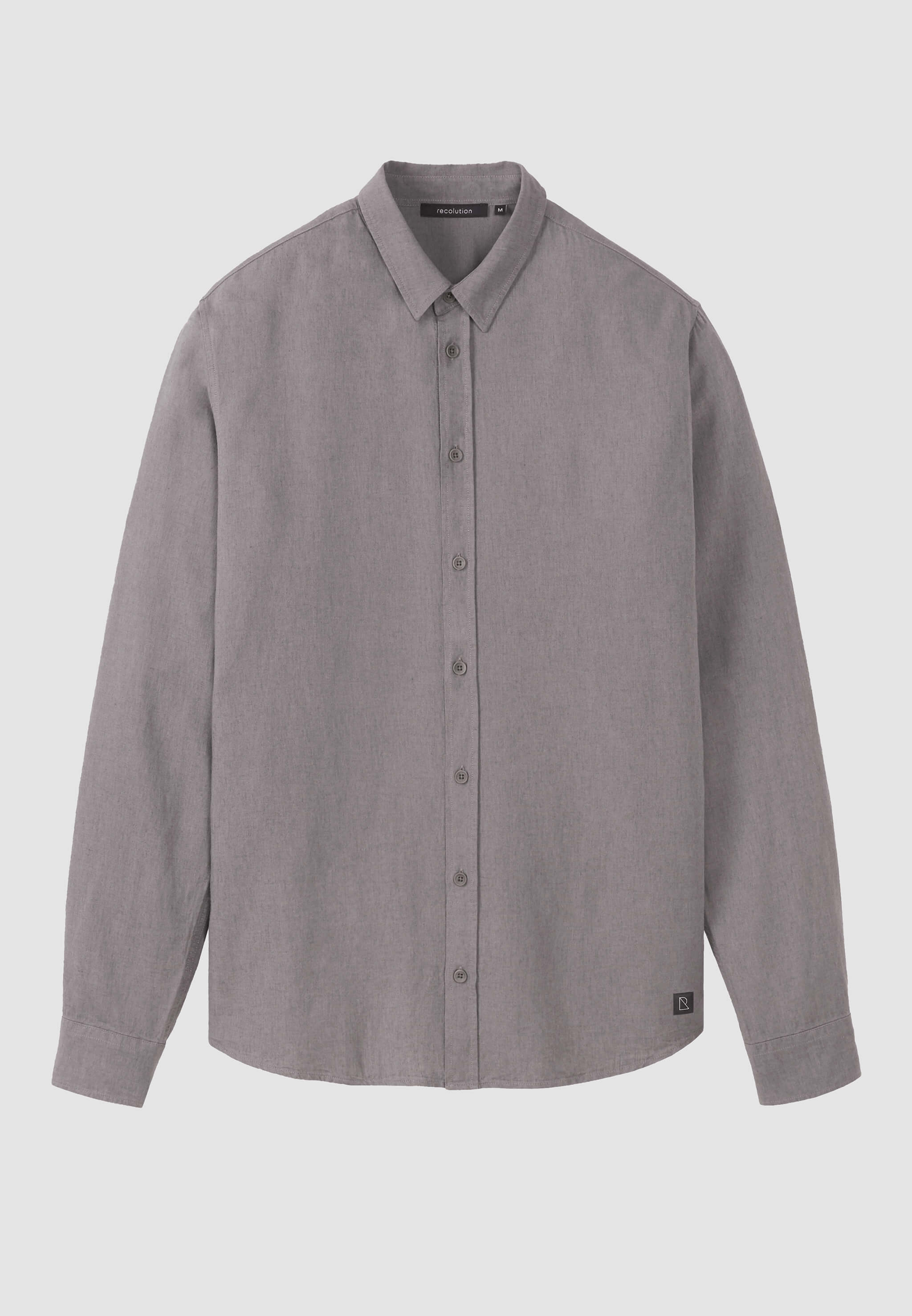 Recolution Nutmeg camicia lino greige traspirante