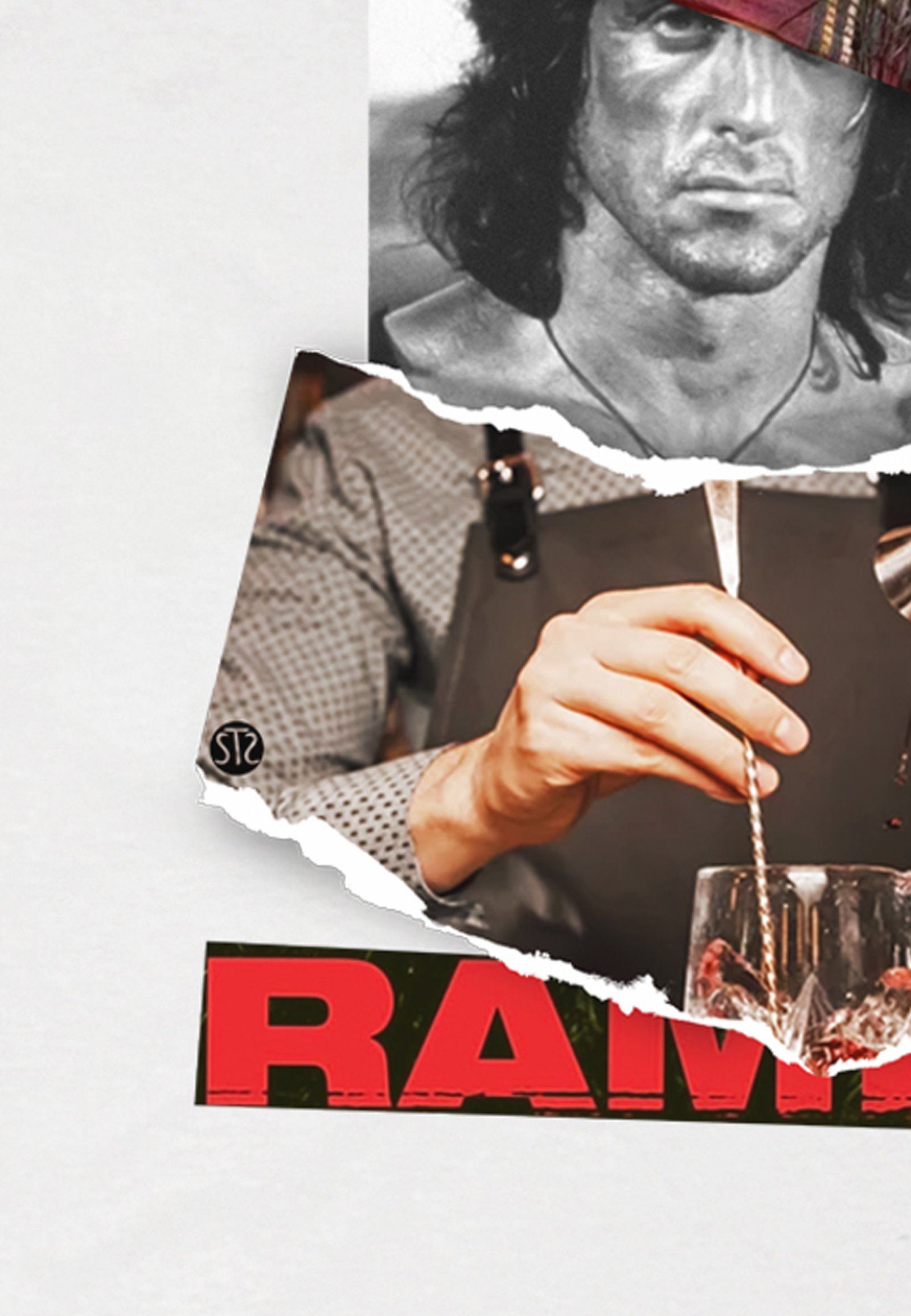 Seetees Rambo T-shirt uomo cotone cinema