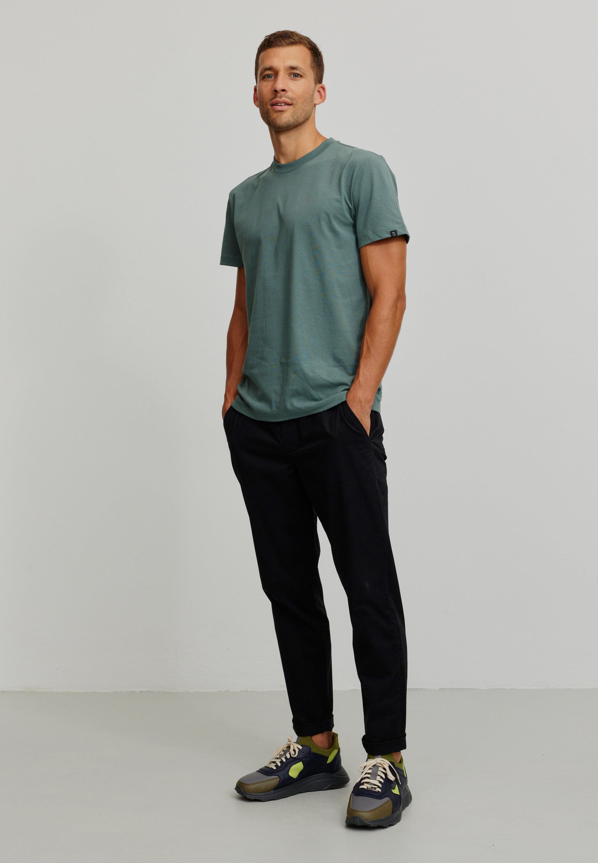 Recolution Taro pantaloni chino black cotone bio