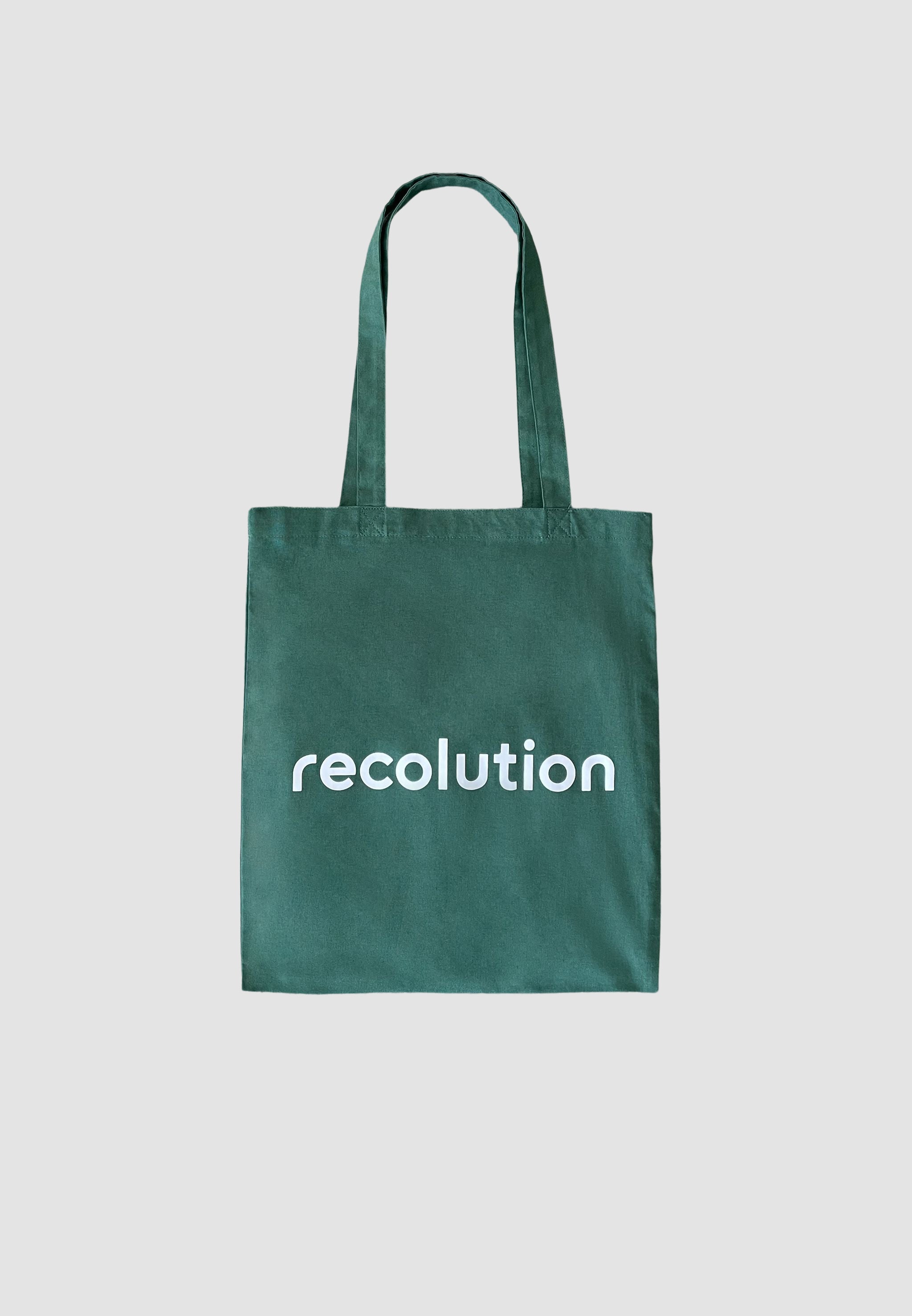 Recolution Tote Bag shopper verde cotone bio