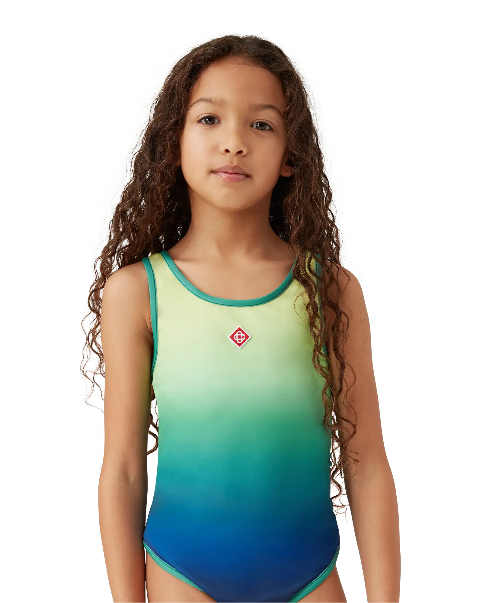 Casablanca Beach Club Gradient costume intero bambina multicolore
