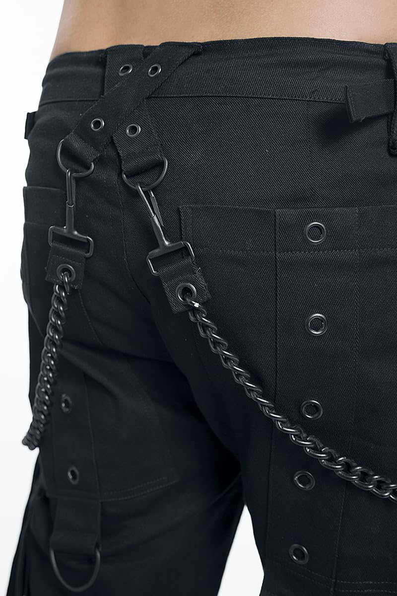 Gothicana by EMP pantaloni cargo neri 36W/34L