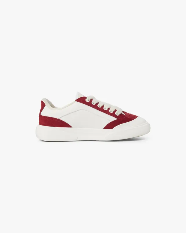 Casablanca Del Mar sneakers uomo bianco bordeaux pelle