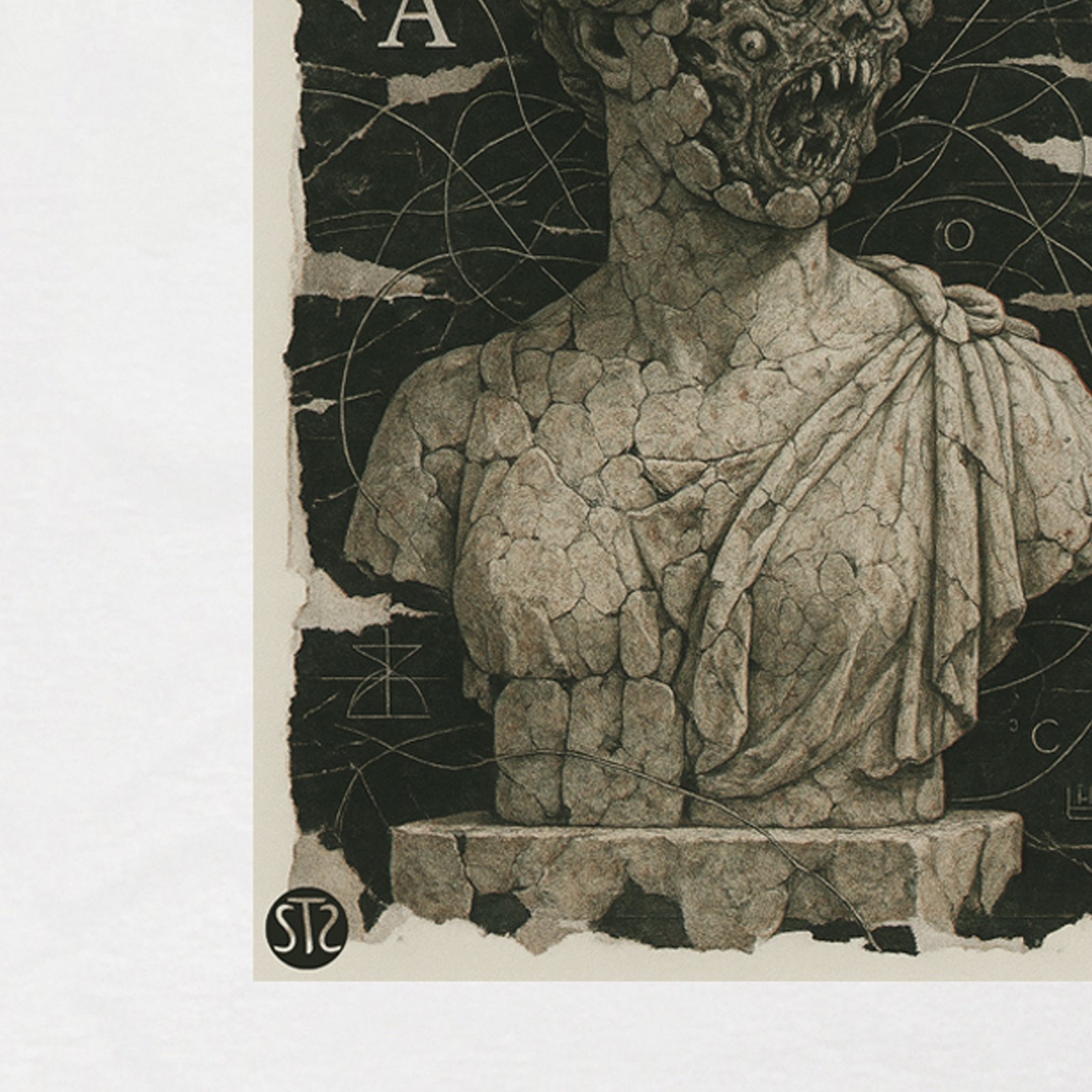 Seetees The Greek Nightmare Echo t-shirt grafica