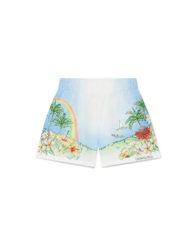 Casablanca Aloha shorts mare bambino multicolore