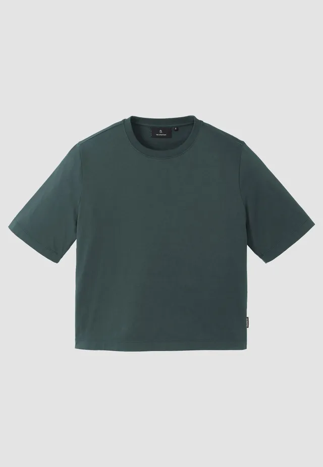 Recolution Azolla t-shirt cotone bio verde scuro